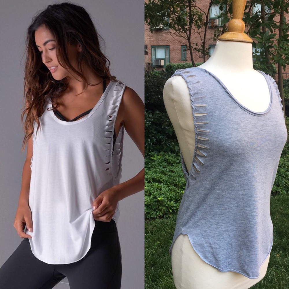 Glyder Gray Twist Tank